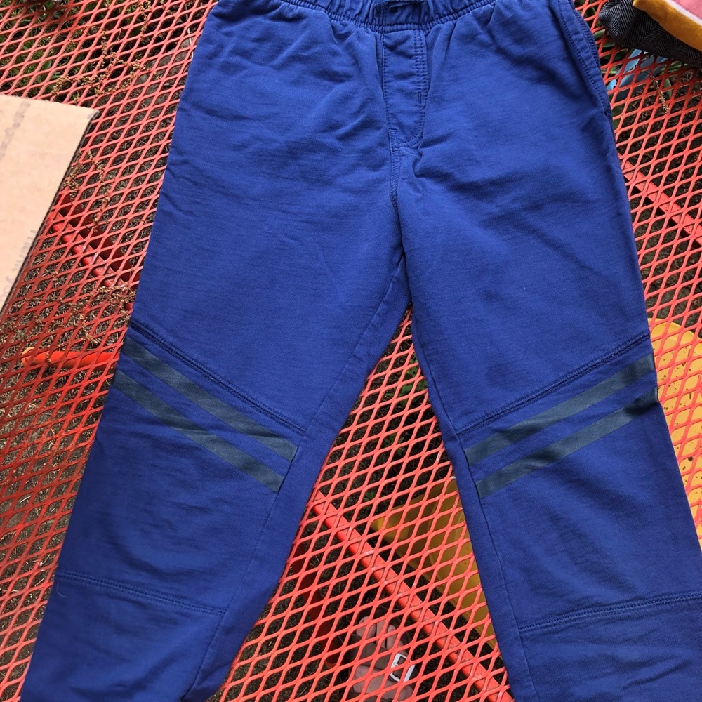 Tea Collection Speedy Striped Play Pant in blue sz 10